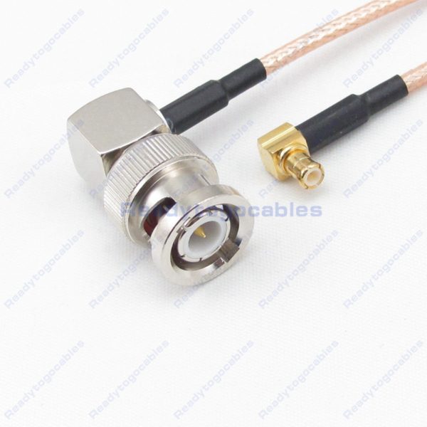 RA MCX Male To RA BNC Male RG316 Cable