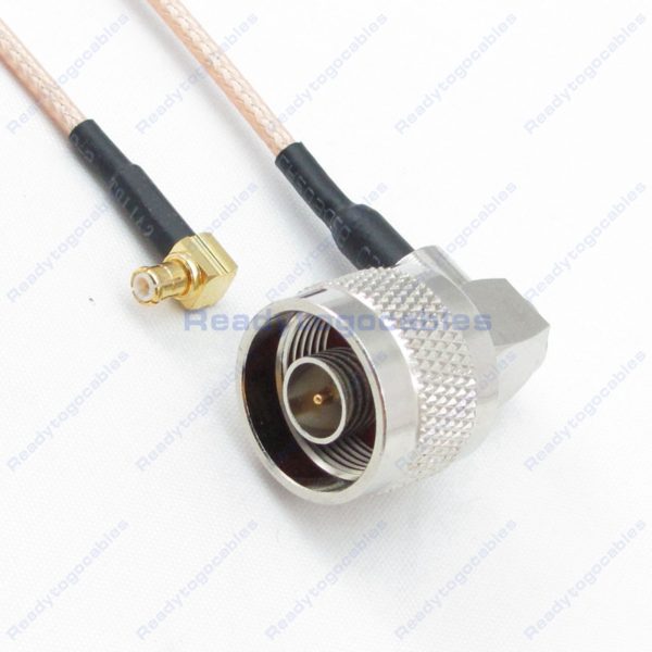 RA MCX Male To RA N-TYPE Male RG316 Cable