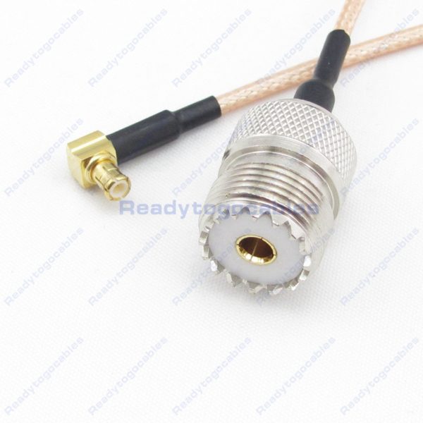 RA MCX Male To UHF Female SO239 RG316 Cable