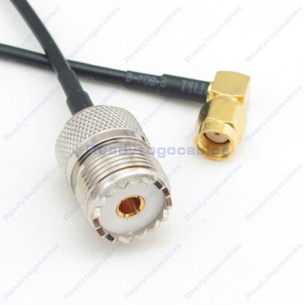 RA RP SMA Male To UHF Female SO239 RG174 Cable