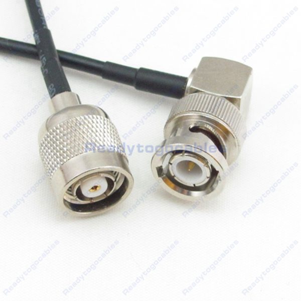 RP TNC Male To RA BNC Male RG174 Cable