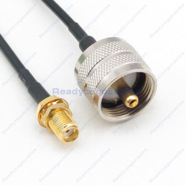 SMA Female To UHF Male PL259 RG174 Cable
