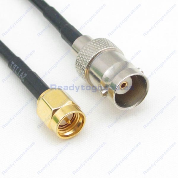 SMA Male To BNC Female RG174 Cable