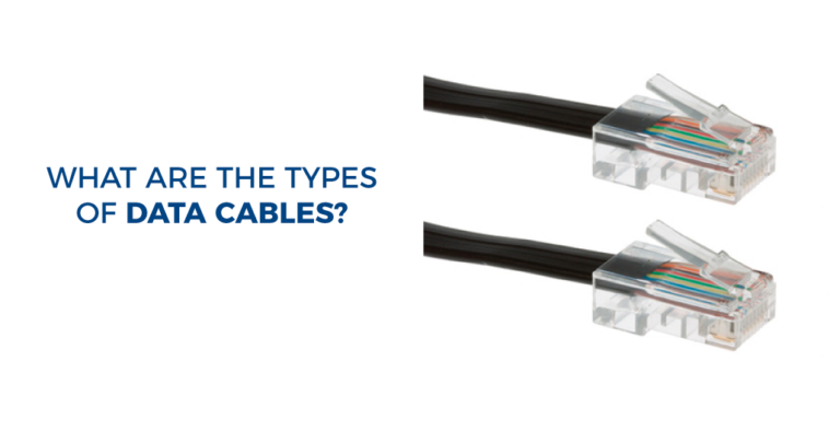 What are the types of data cables?