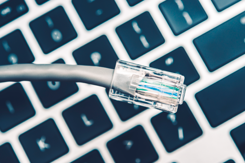 How to transmit Internet data through a coaxial cable