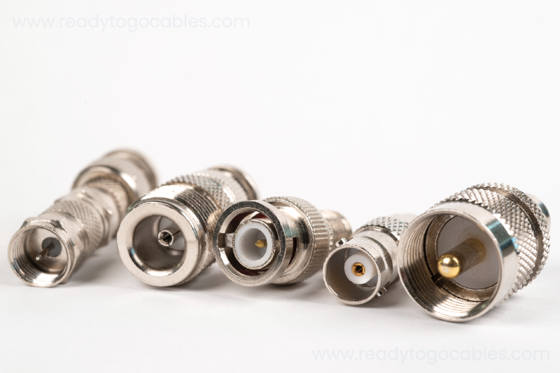 The five common Types of RF Connectors and their applications.